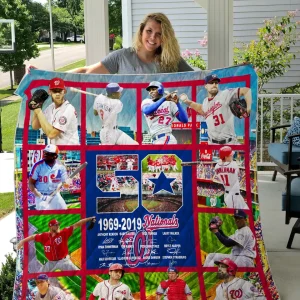 Washington Nationals Quilt Blanket and Home Decor