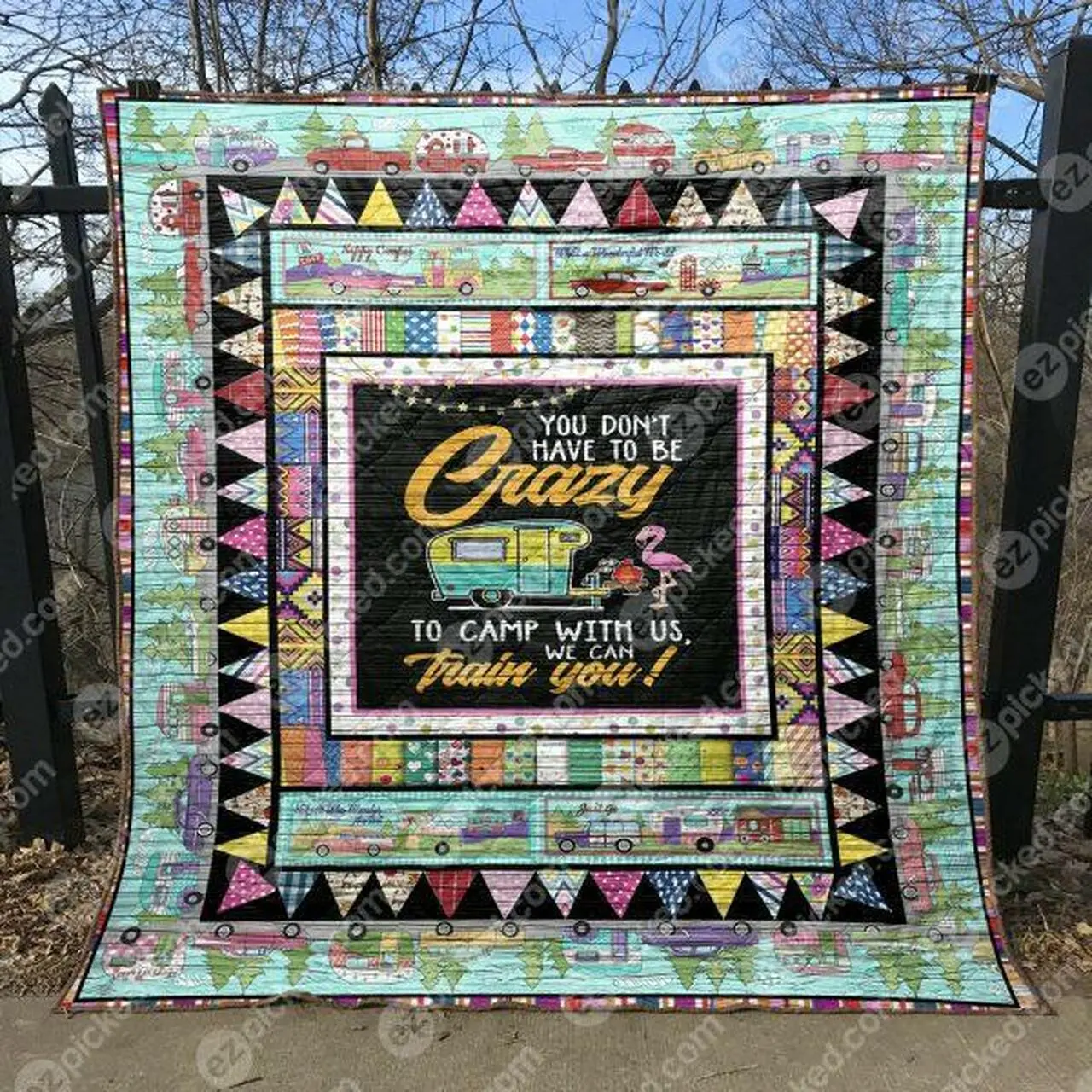We Can Train You Quilt Blanket Ytp0 Quilt and Home Decor
