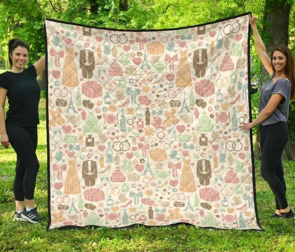 Wedding Hur Quilt pj and Home Decor
