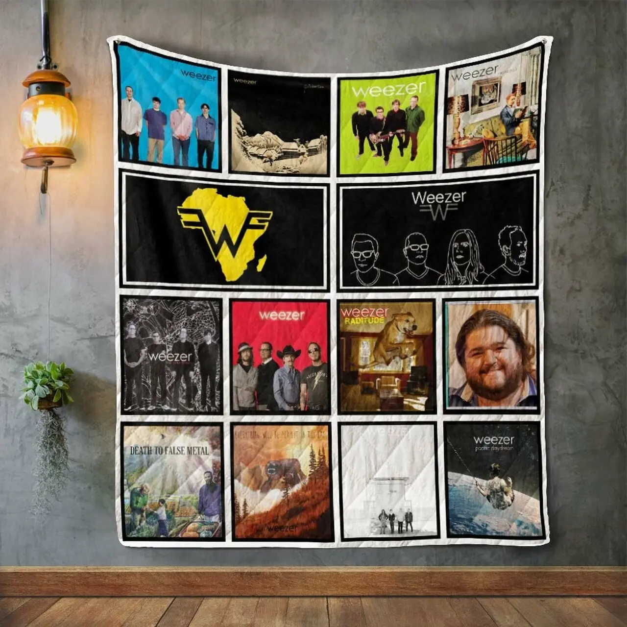 Weezer Album Covers Quilt Blanket and Home Decor