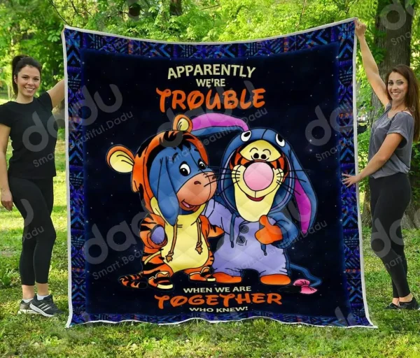 WeRe Trouble Premium Quilt Quilt and Home Decor