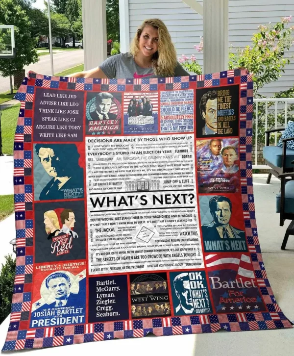 West Wing Quotes Blanket Th10072019 Quilt and Home Decor