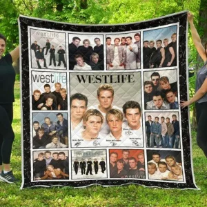 Westlife Band Quilt Quilt and Home Decor