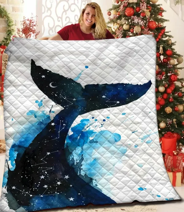 Whale JFJ14832 3D Customized Quilt 2707 and Home Decor