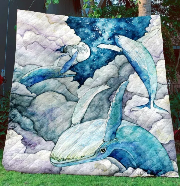 Whale Quilt Blanket BBB0611308PH and Home Decor