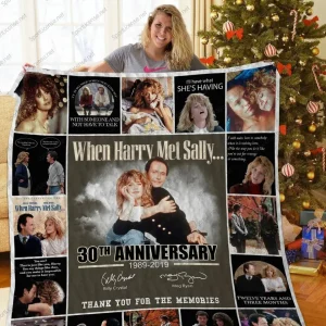 When Harry Met Sally Quilt Blanket and Home Decor