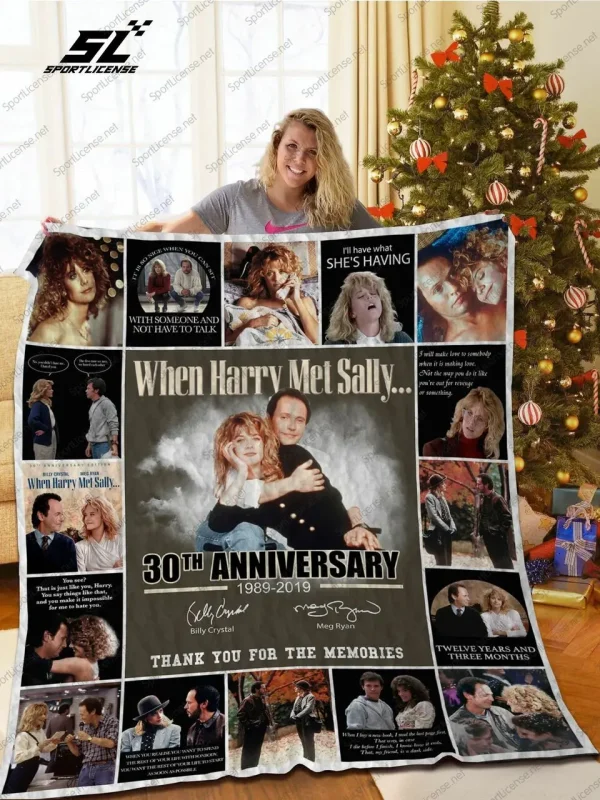 When Harry Met Sally Quilt Blanket and Home Decor