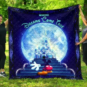 Where Dreams Come True Premium Quilt Quilt and Home Decor