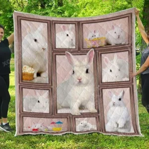 White Rabbit Quilt Quilt and Home Decor