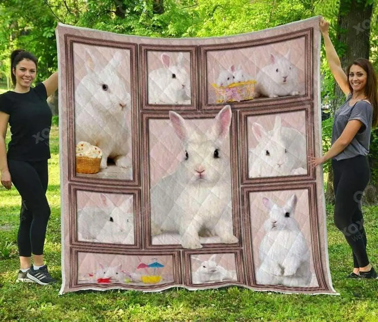 White Rabbit Quilt Quilt and Home Decor