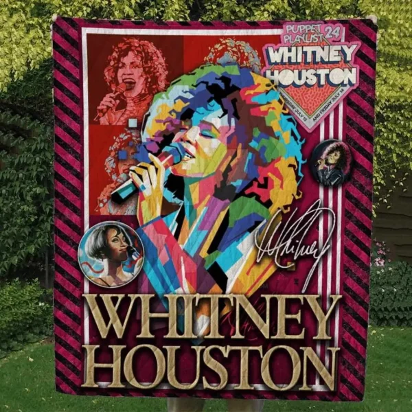 Whitney Houston Blanket Th0607 Quilt and Home Decor
