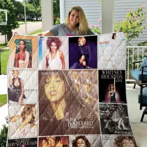Whitney Houston Blanket Th1709 Quilt and Home Decor