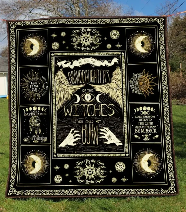 Wicca 3D Personalized Customized Quilt Blanket 469 and Home Decor