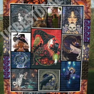 Wicca Night Child Sc Quilt Derqmf and Home Decor