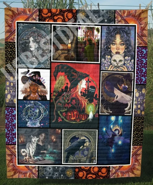 Wicca Night Child Sc Quilt Derqmf and Home Decor