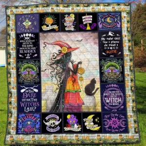 Wicca Ta 3D Personalized Customized Quilt Blanket 429 and Home Decor