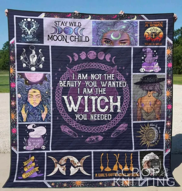 Wicca Witch Blanket Th1307 Quilt and Home Decor