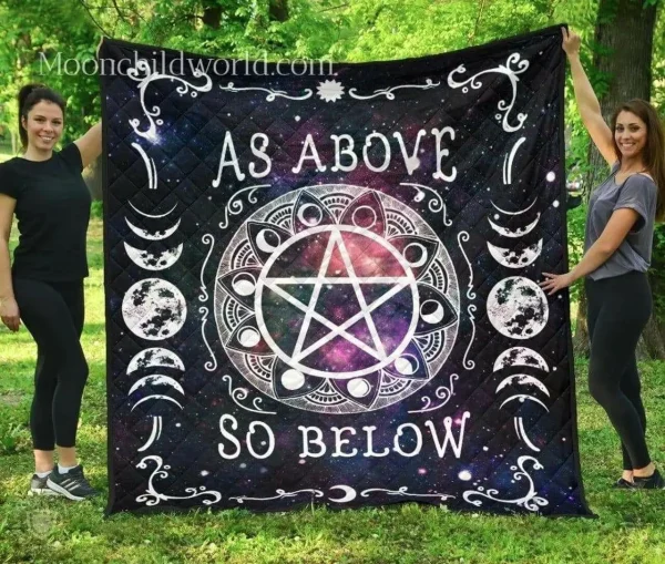 Wicca You Feel Like U Quilt Te and Home Decor
