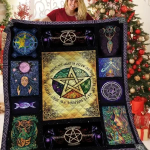 Wiccan JFJ14900 3D Customized Quilt 2707 and Home Decor