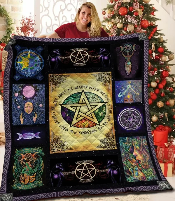Wiccan JFJ14900 3D Customized Quilt 2707 and Home Decor