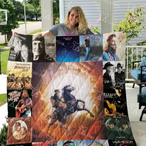 Willie Nelson Quilt Blanket 0880 and Home Decor