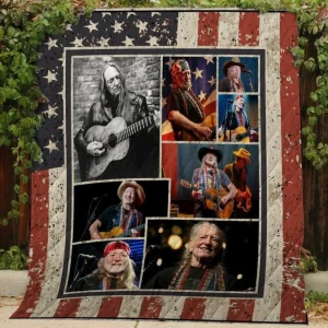 Willie Nelson Quilt V1 and Home Decor