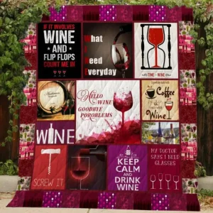 Wine Quilt and Home Decor