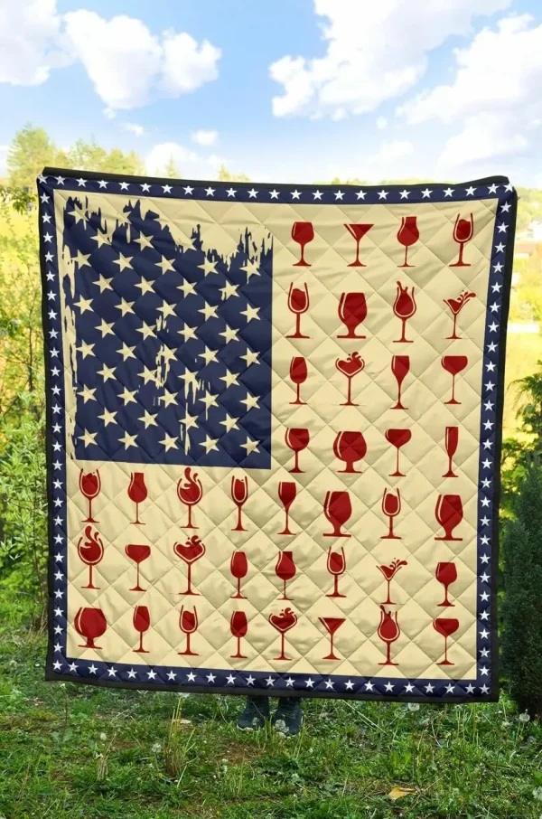 Wine Quilt Blanket Dhc02012069Td and Home Decor