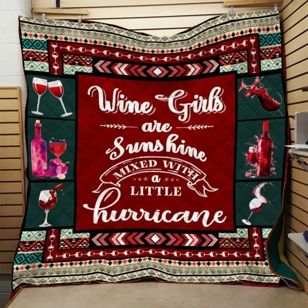Wine Quilt Blanket Dhc0910556Vt and Home Decor