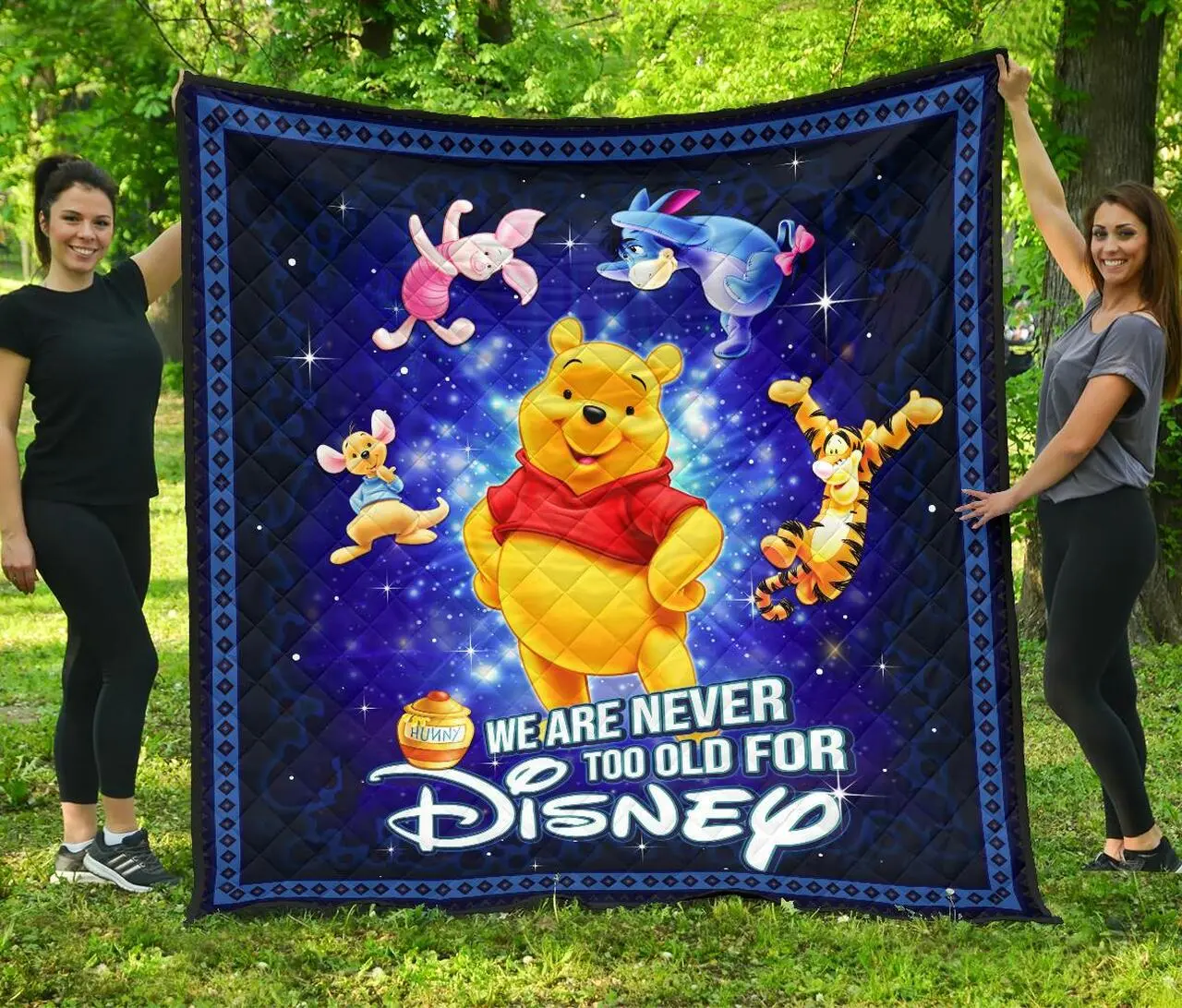 Winnie The Pooh Premium Quilt Quilt and Home Decor