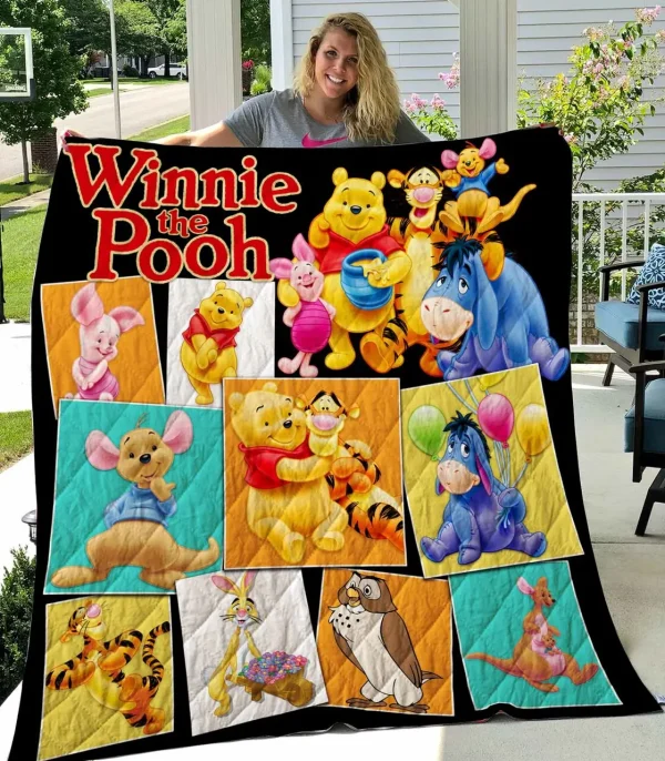 Winnie The Pooh Quilt 1809 and Home Decor