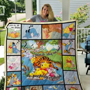 Winnie The Pooh Quilt Blanket and Home Decor