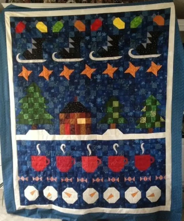 Winter Clp200680 Quilt Blanket and Home Decor