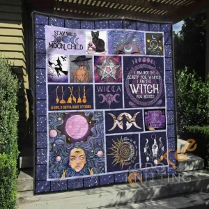 Witch Wicca Blanket TH1307 Quilt and Home Decor