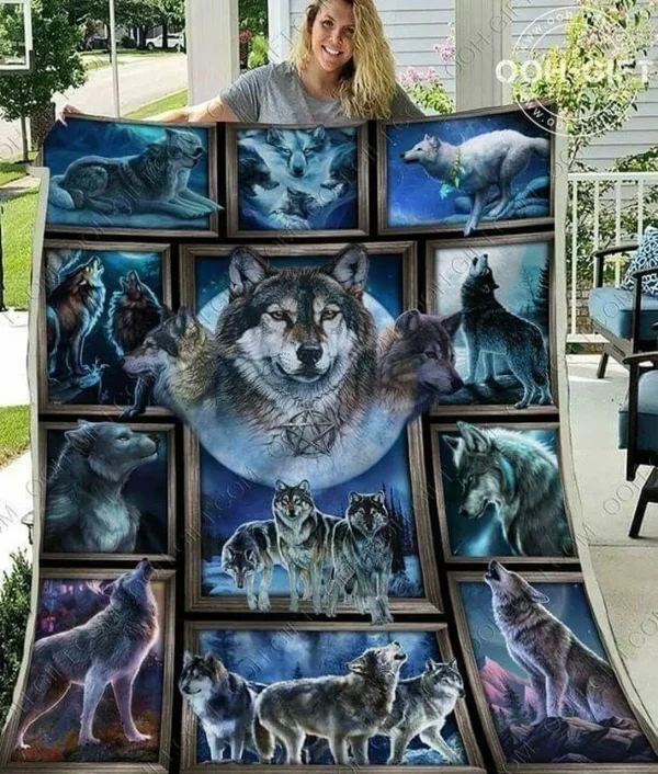 Witch Wolf Hur Quilt Cysius and Home Decor