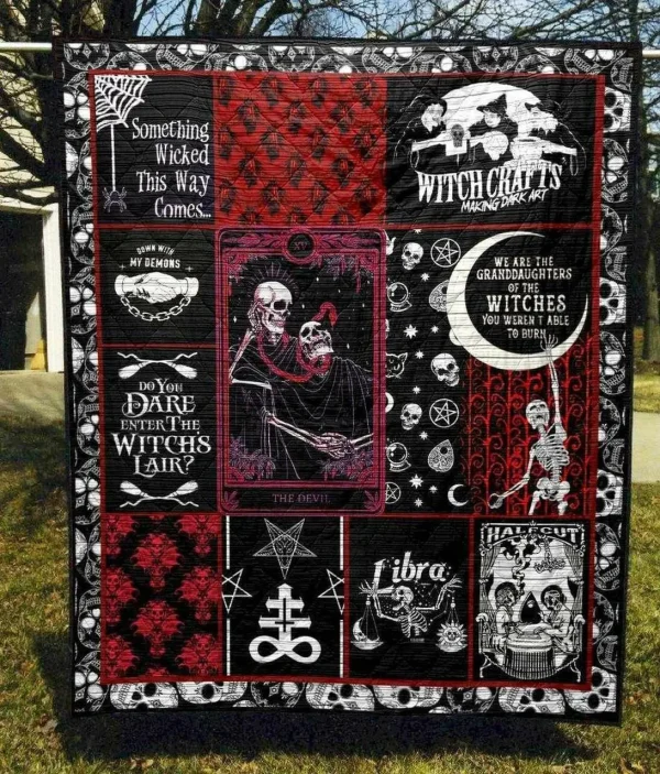 Witchcraft Dark Pkt200660 Quilt Blanket and Home Decor