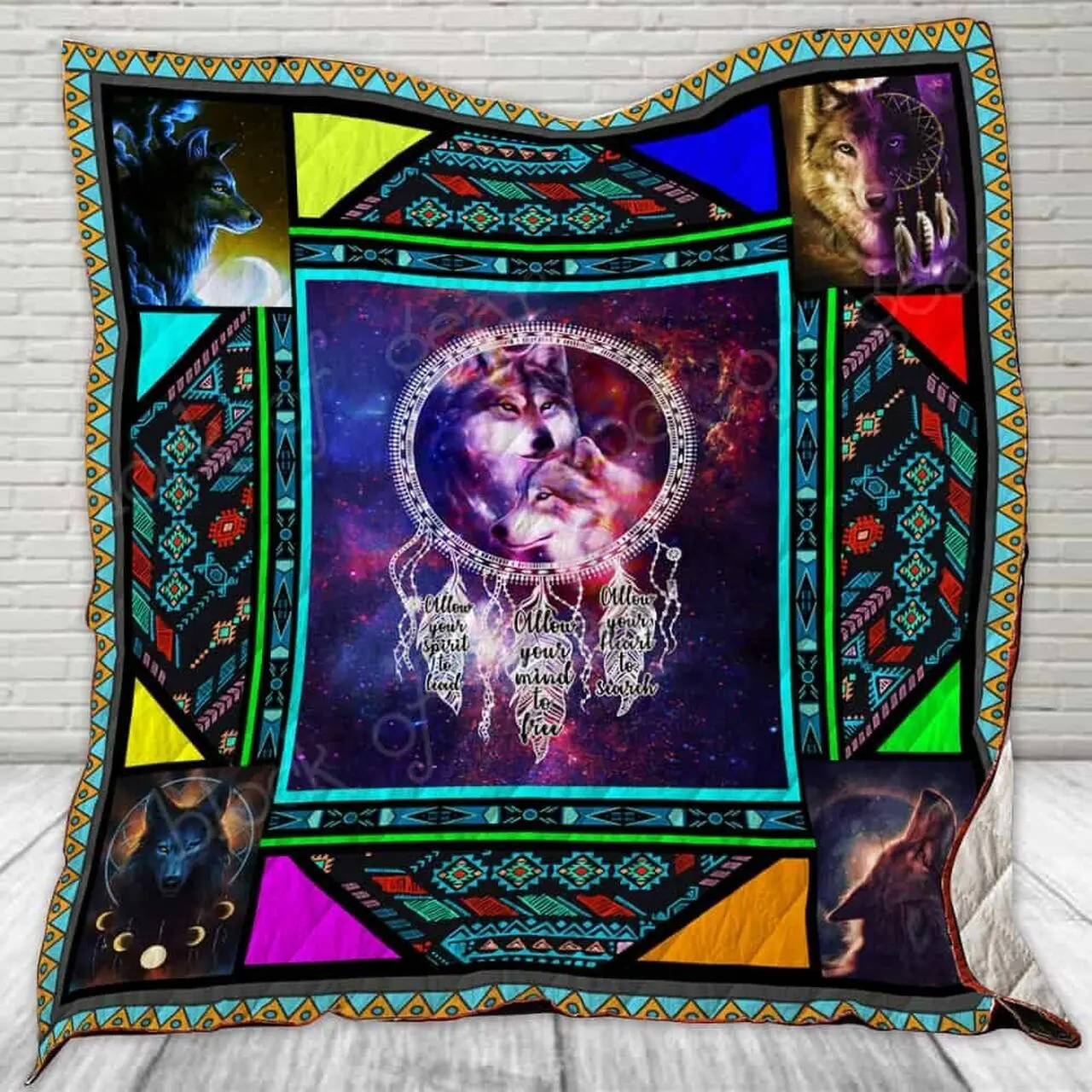 Wolf Ah Quilt Derqtv and Home Decor