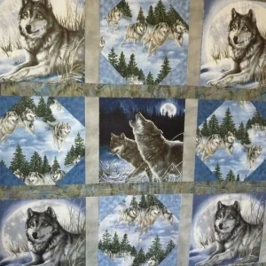 Wolf Hur Quilt Cysiql and Home Decor