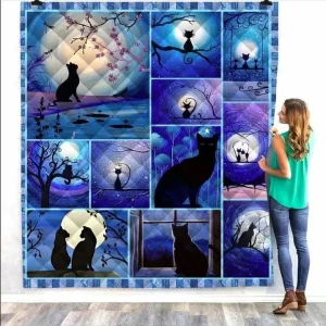 Wolf Nowhere Like I Do U Quilt Ro and Home Decor