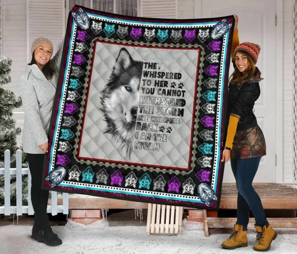 Wolf Quilt Blanket Dhc09121526Dd and Home Decor