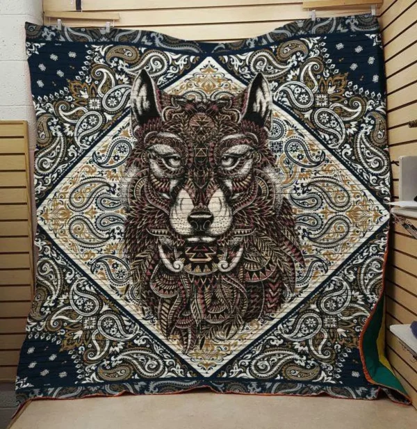 Wolf Quilt V5 and Home Decor