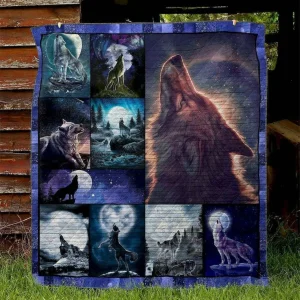 Wolf Vm130540 Quilt Blanket and Home Decor
