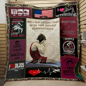 Wrestling Dad Quilt and Home Decor