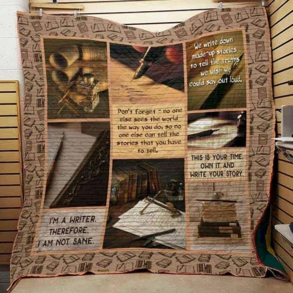 Writers Cld20721 Quilt Blanket and Home Decor
