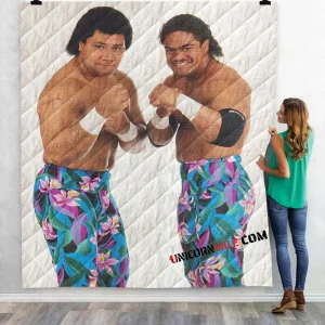 Wwe The Islanders D 3D Customized Personalized Quilt Blanket and Home Decor