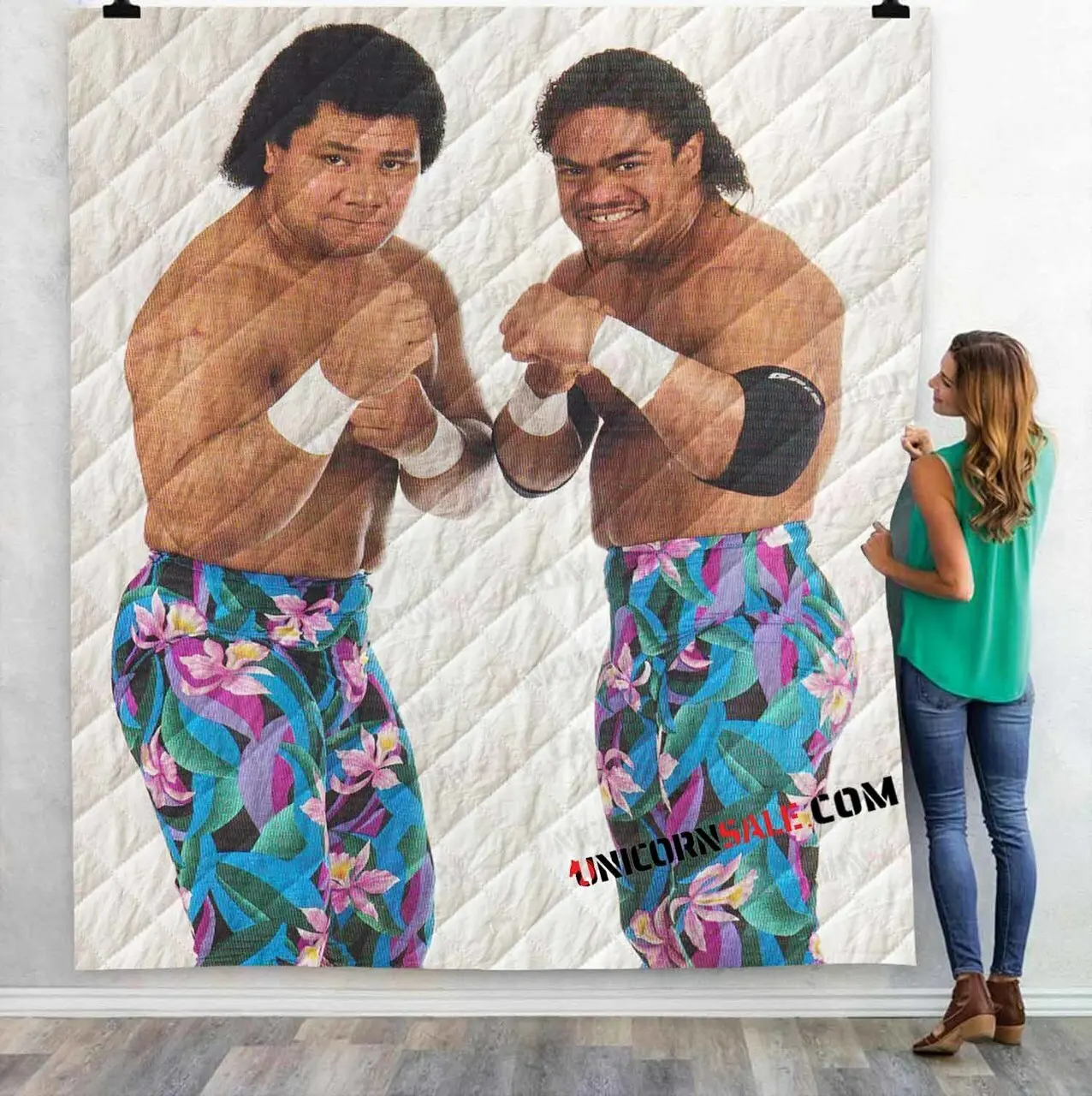 Wwe The Islanders D 3D Customized Personalized Quilt Blanket and Home Decor