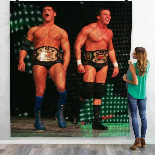 Wwe The Legacy D 3D Customized Personalized Quilt Blanket and Home Decor