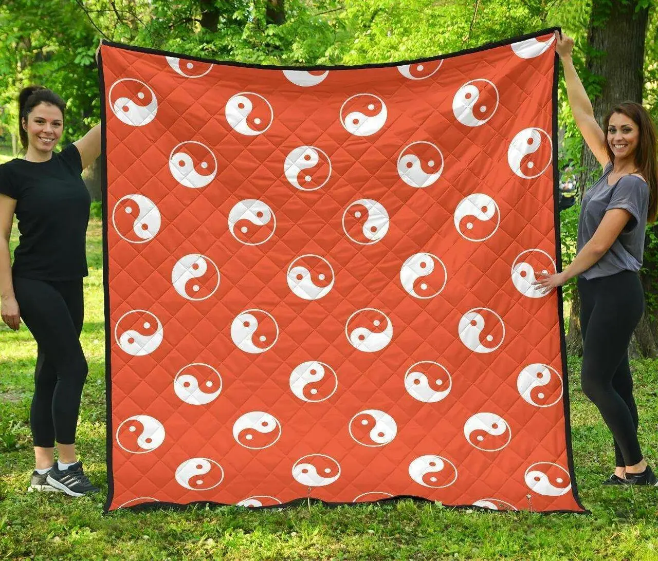 Yin Yang Cl12100763Mdq Quilt Blanket and Home Decor