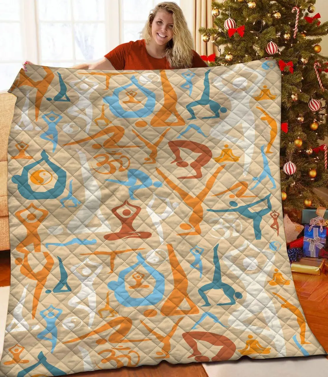 Yoga JFJ15240 3D Customized Quilt 2707 and Home Decor