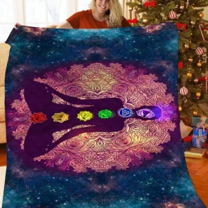Yoga Quilt Blanket and Home Decor